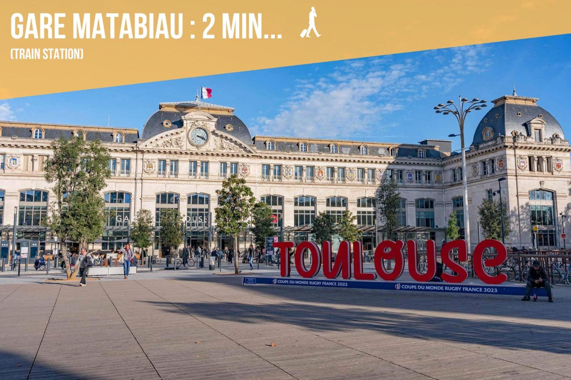 Grand Duplex Centre - Gare Daire Toulouse Dış mekan fotoğraf